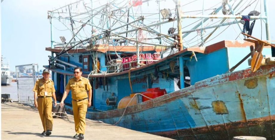 Kadis Kelautan dan Perikanan Tinjau Pelabuhan Perikanan Pantai (PPP) Prov. Kalbar