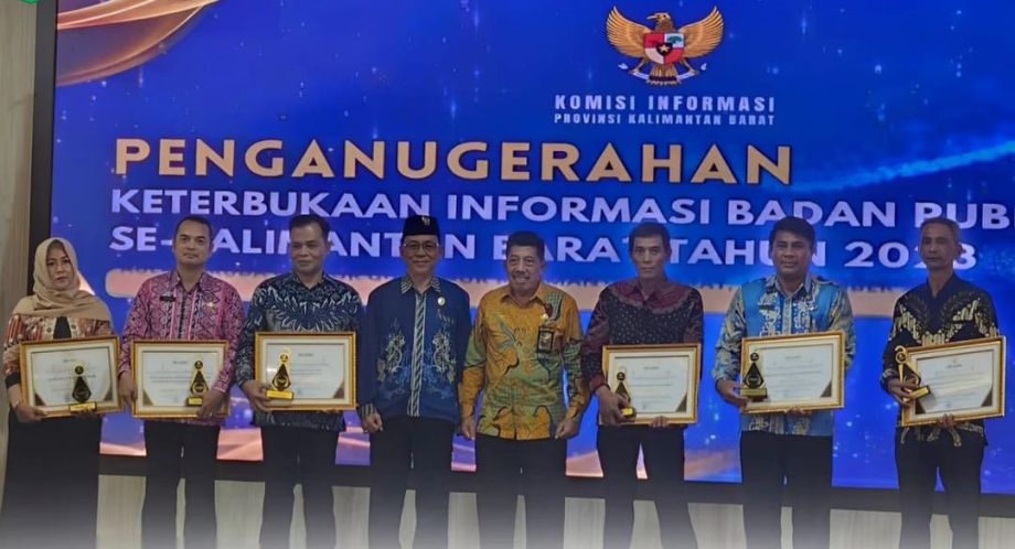 Dinas Kelautan dan Perikanan Prov. Kalbar Raih Peringkat ke - 3 Keterbukaan Informasi Badan Publik Tahun 2023